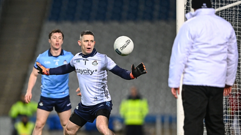 Stephen Cluxton made his first Dublin appearance of the season