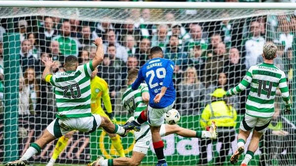 Rangers' Hamza Igamane scores to make it 3-2