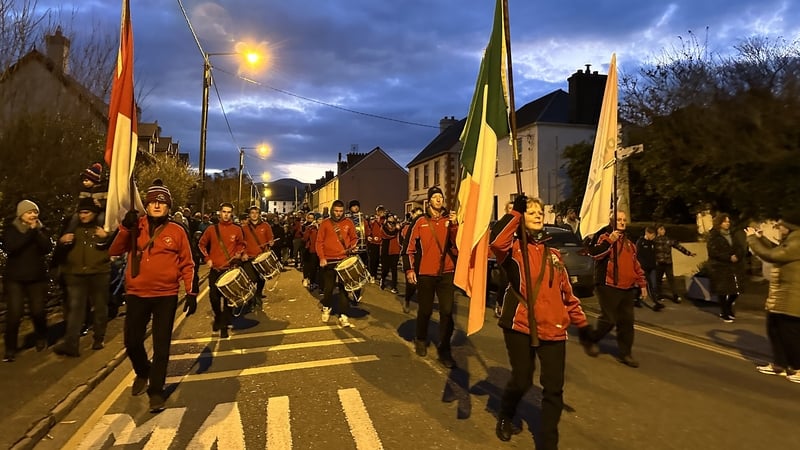The early parade dates back to the Land Wars of the 1870s