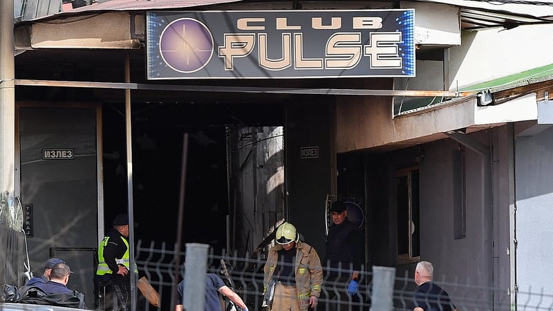 The blaze broke out as the nightclub was packed with revellers