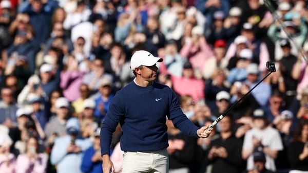 Rory McIlroy en route to winning The Players earlier this month
