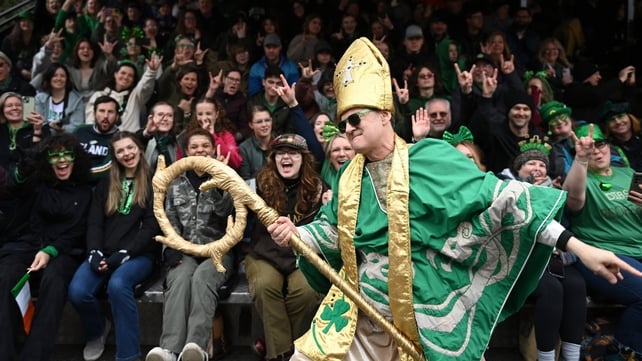 St Patrick put on a show for the crowd in Dublin