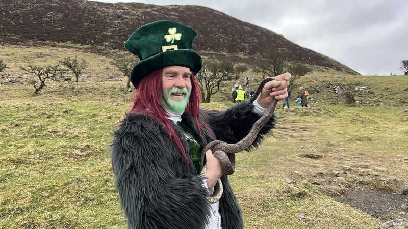 Slemish Mountain is located near Ballymena in Co Antrim