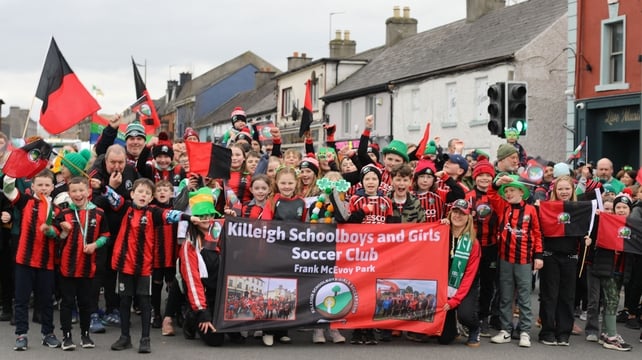 Lots of excitement at the Tullamore St Patrick's Day parade (credit Ciara Kinnarney)