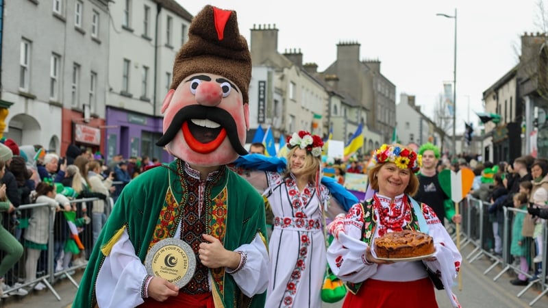 The theme at the Tullamore parade was 'Celebrating Heritage and Culture' (Credit: Ciara Kinnarney)