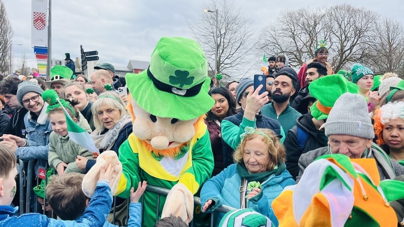 Close to 50,000 people lined the streets of Galway for the parade