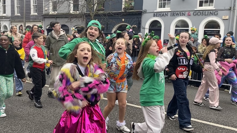 The Kabin Studio from Knocknaheeny were grand marshals at the St Patrick's Day parade in Cork