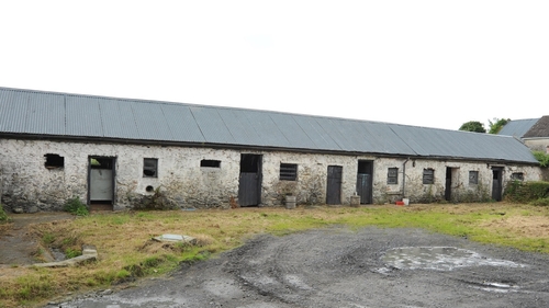 Row of cottages in Ralahine, Co Clare which were once used as residences by members of the commune. Photo: John O'Brien/Shannon Archaeological and Historical Society