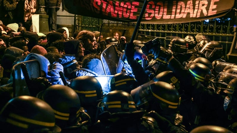 Around 200 people sheltered in the historic Gaite Lyrique venue for months