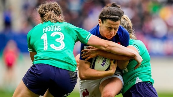 Ireland were beaten 38-17 by France last year