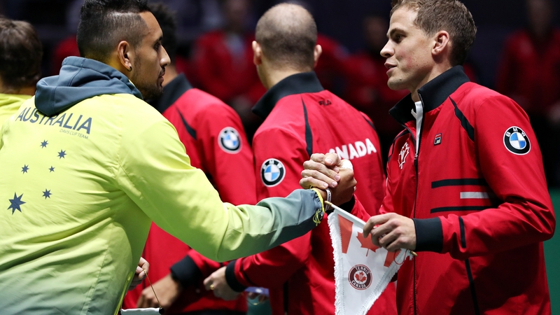 Nick Kyrgios (L) and Vasek Pospisil are among the plaintiffs in the case