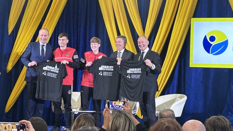 At the launch of the Strategic Plan for the area between now and 2027 and the group's eighth progress report, Jim Gavin (far left) said that improving community safety and reducing crime were the main priority