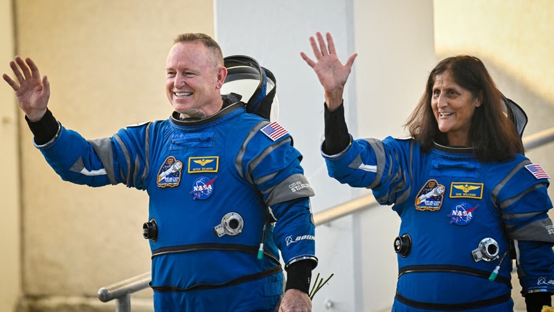 How does 290 unplanned days in space affect your health? NASA astronauts Butch Wilmore and Suni Williams. Photo: Getty Images