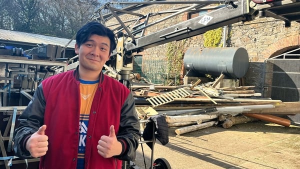 Chinese-Irish actor Steven He has been filming in Co Meath and Dublin for over six weeks