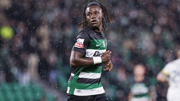 Geovany Quenda has featured in the Champions League for Sporting this season