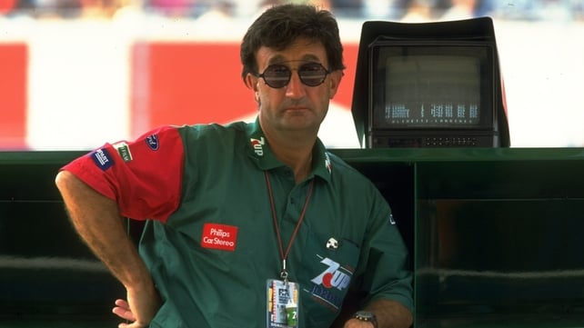 Eddie Jordan during the Italian Grand Prix at the Monza circuit in Italy in 1990