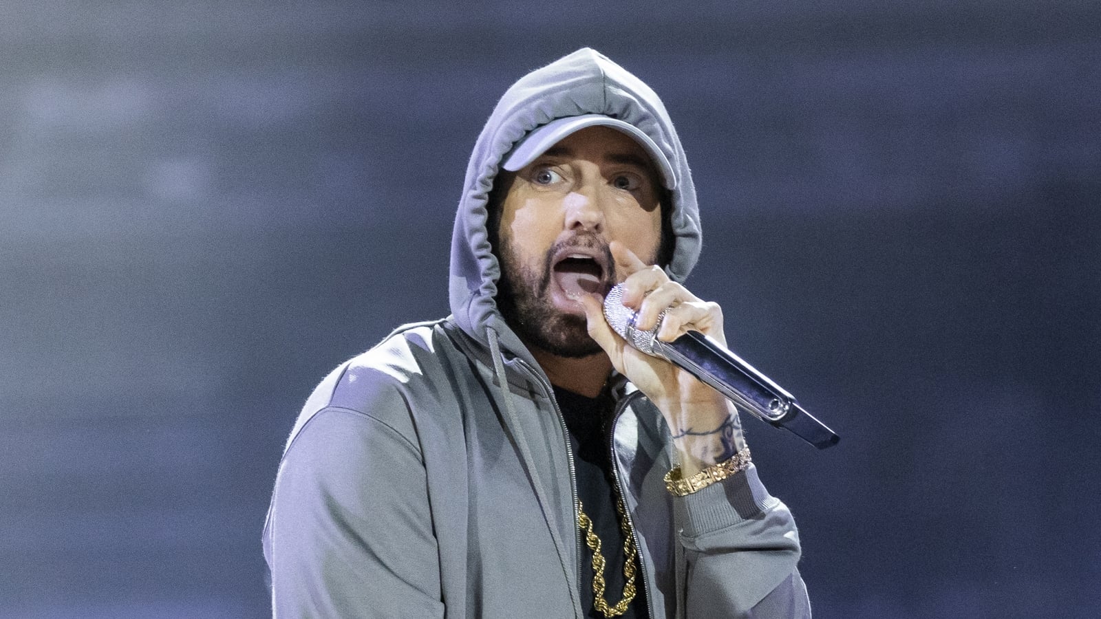 Studio engineer charged with stealing Eminem music