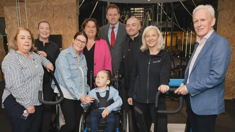 Denise McGahern and her son Jack at the launch event last year