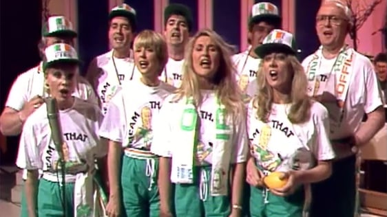 Penney's Winning Team performs 'The Team That Jack Built' in 1990.