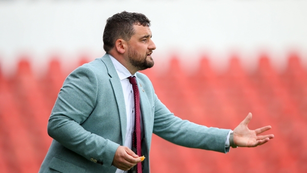 Galway United boss Phil Trill