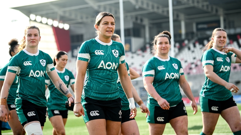 The Ireland squad held their captain's run at Kingspan Stadium in Belfast on Friday