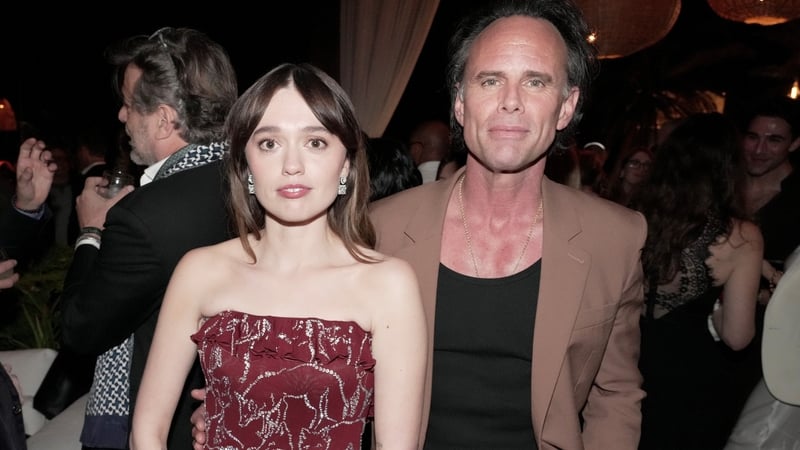 Aimee Lou Wood and Walton Goggins