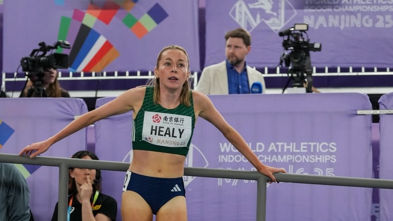 Sarah Healy after her sixth place finish in Nanjing