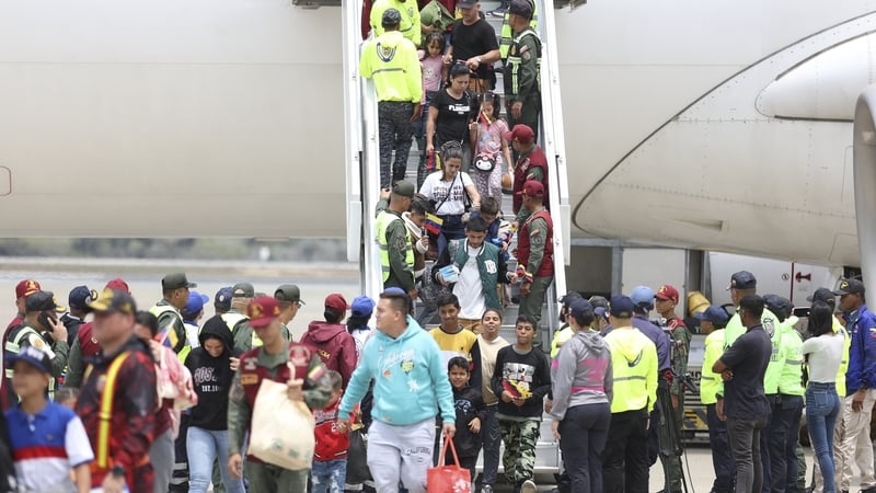 Since February, about 900 Venezuelans have been repatriated, most from the United States and some from Mexico