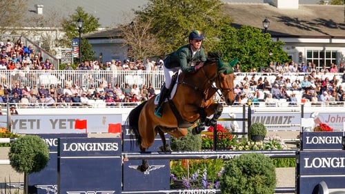 Tom Wachman and Tabasco De Toxandria Z impressed at the Longines League of Nations in Florida