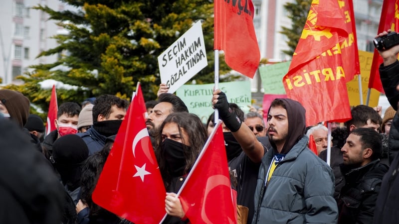Turkey has seen widespread protests over the detention of Istanbul's mayor