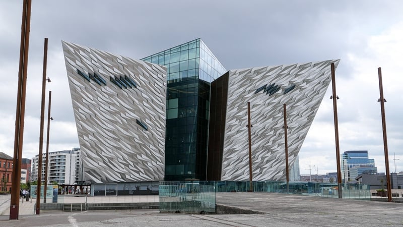 The raids were carried out at a construction site at the Titanic Quarter in Belfast (File image)