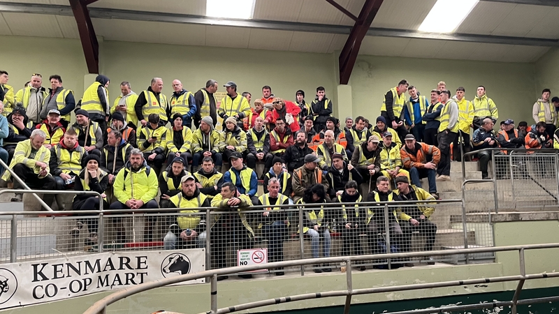 Volunteers gather at Kenmare Co-op ahead of the search for Michael Gaine