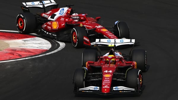 Lewis Hamilton (car no 44) and Charles Leclerc's cars were both disqualified for different infringements