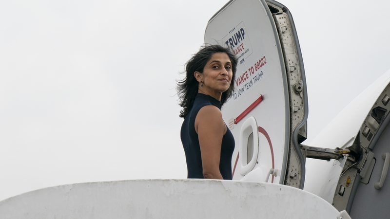 Usha Vance will go to Greenland from Thursday through Saturday with her son and a US delegation (File image)