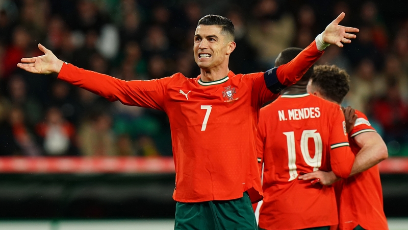Ronaldo was on the scoresheet against Denmark