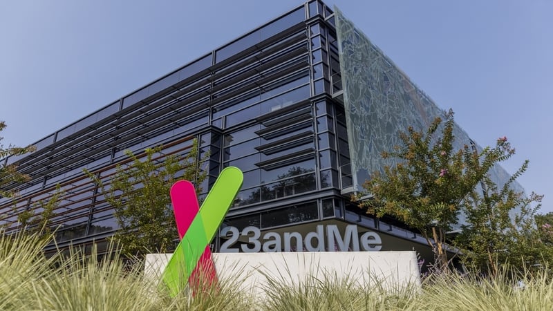 The headquarters of genetic testing firm 23andMe in California