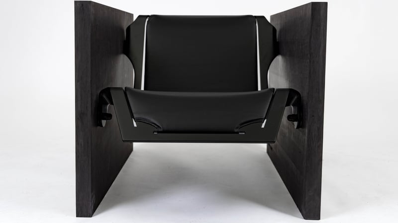 Edwyn James Hickey's Valentia Slate chair (Pic: Abe Neihum)