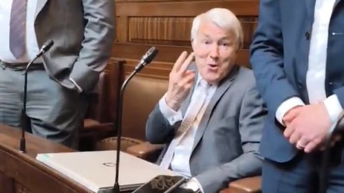 Michael Lowry said he made an errant gesture under provocation (Pic: Paul Murphy)