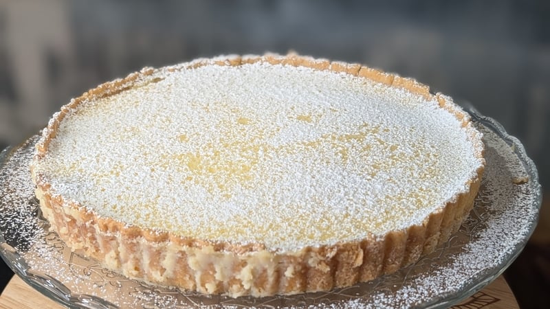 Wade's healthier baked lemon tart