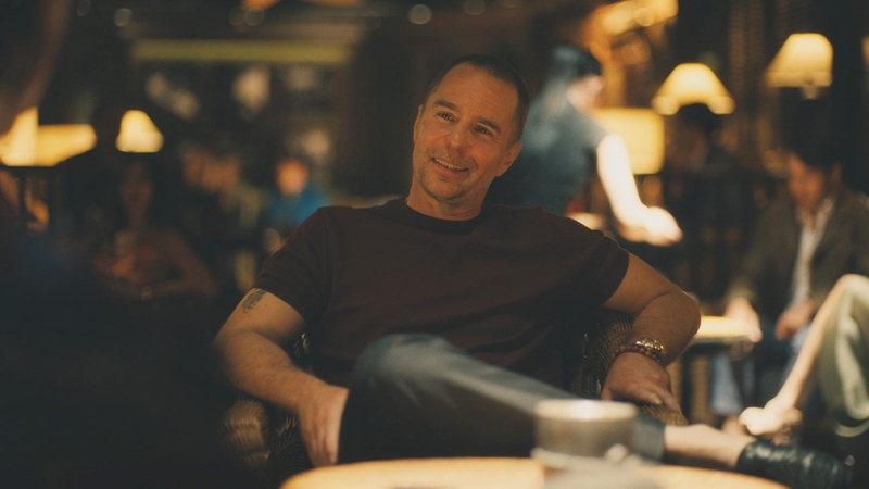 Sam Rockwell in season three of The White Lotus