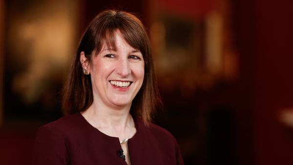 Rachel Reeves, UK chancellor of the exchequer, smiling at the camera