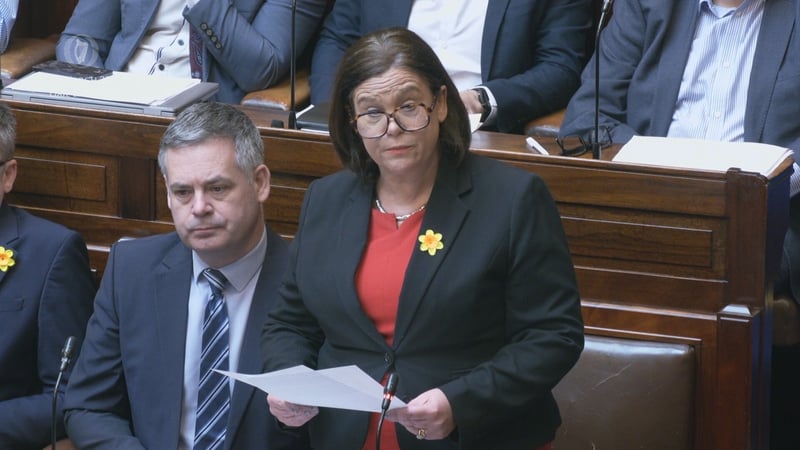Mary Lou McDonald called on Verona Murphy to resign during Leaders' Questions