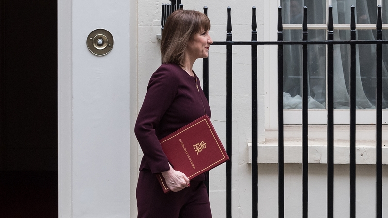 UK finance minister Rachel Reeves leaves 11 Downing Street ahead of the announcement of the Spring Statement in the House of Commons