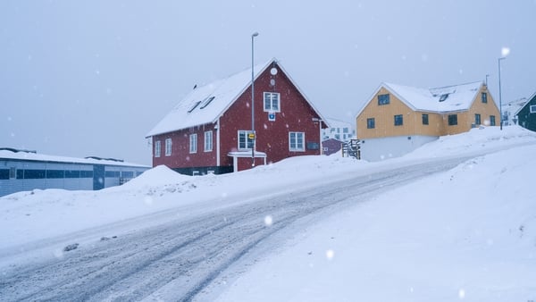 The US consulate pictured in Nuuk, Greenland