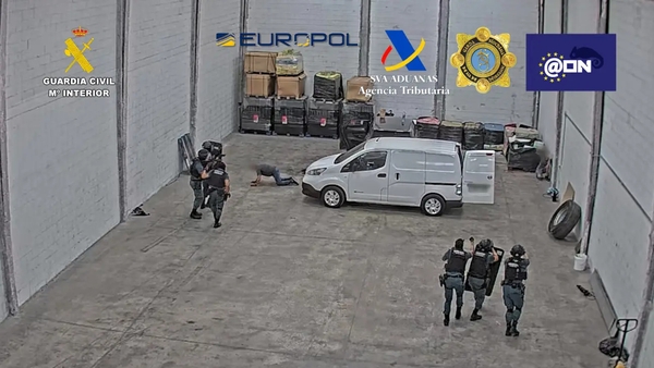 A total of 12 suspected members of an alleged Irish criminal network were arrested in the joint operation (Pic: Europol)