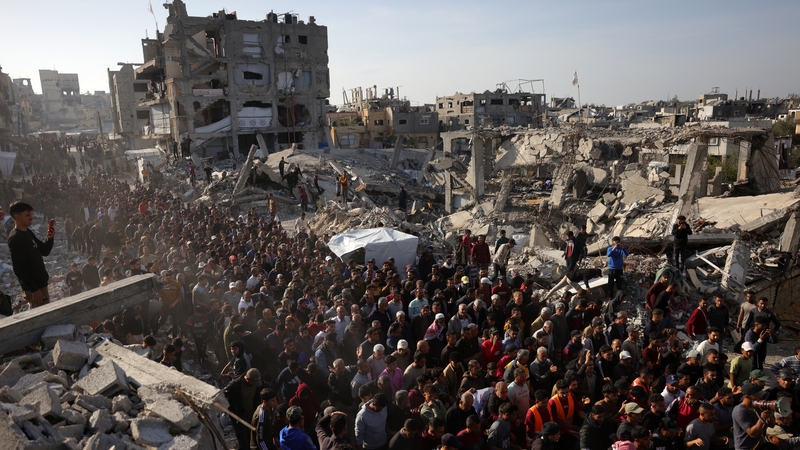 Palestinians take part in an anti-Hams protest, calling for an end to the war with Israel, in Beit Lahia in northern Gaza
