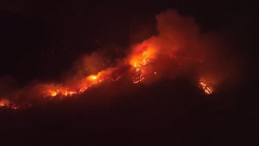 South Korea’s fire service releases footage of raging wildfires