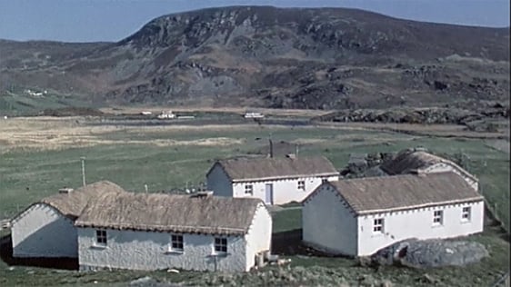 Holiday village of cottages in Glencolumbcille, County Donegal, 1975.