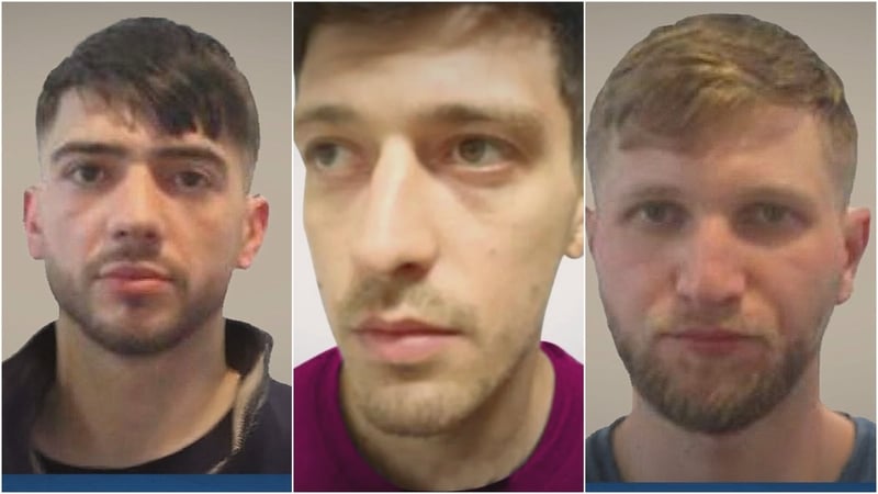 (L-R) Marius Crisan, Cailin Scintei and Codrin Manoli will be sentenced on 10 April