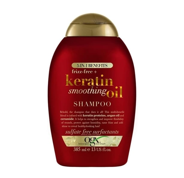 Keratin smoothing oil shampoo